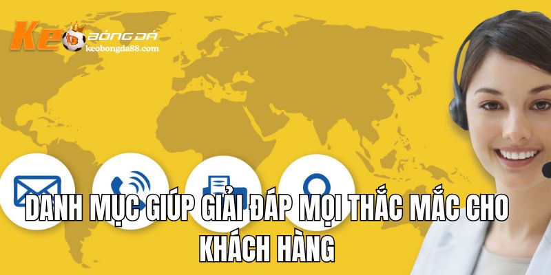Danh mục giúp giải đáp mọi thắc mắc cho khách hàng